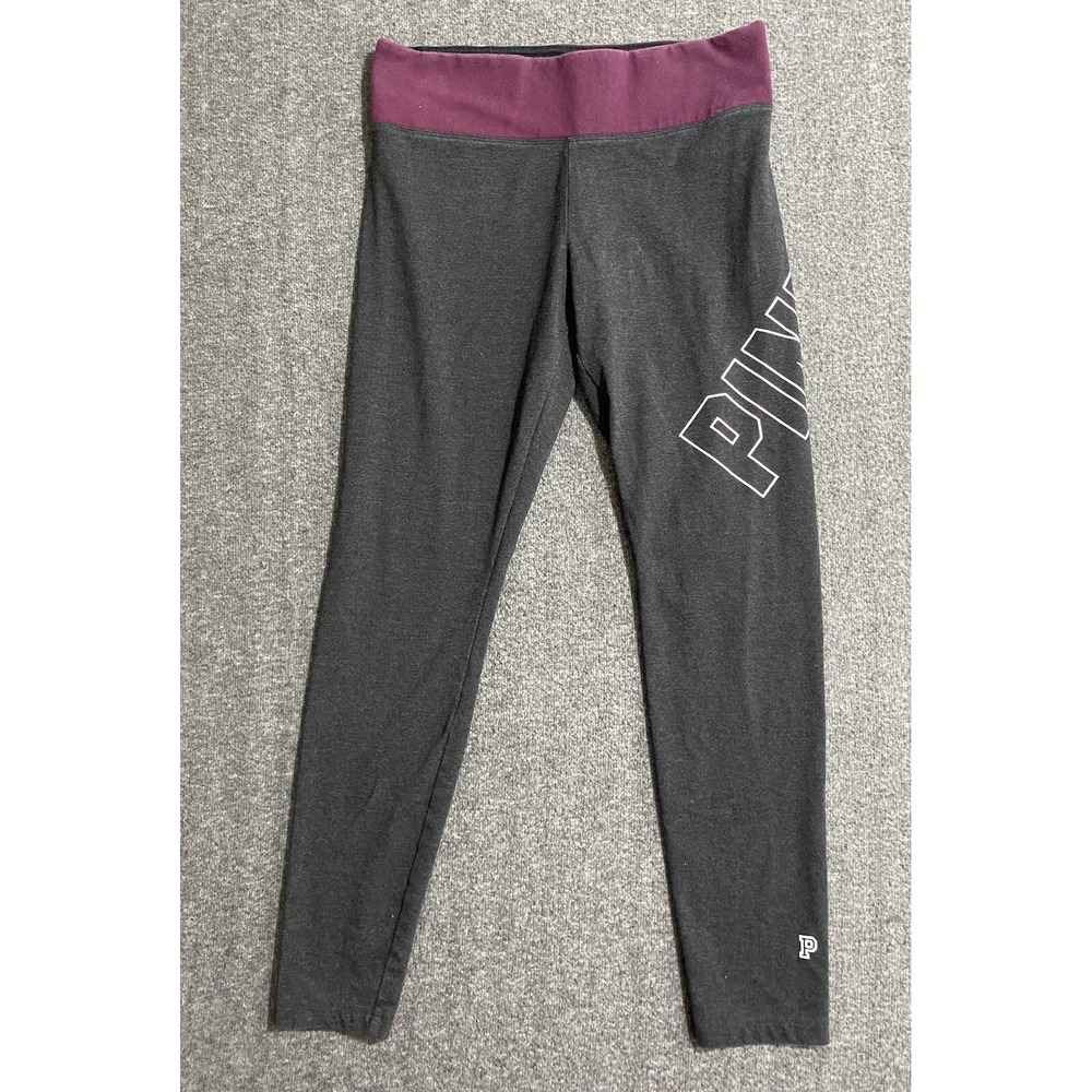 PINK By Victoria's Secret Leggings Yoga Pants Women's Gray Purple Size M